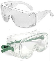 Goggles, open or sealed
